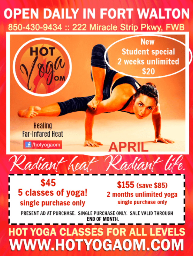 hot yoga om studio april 2019