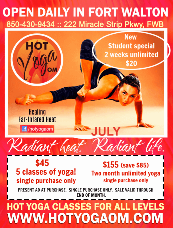 hot yoga om july 2019 specials