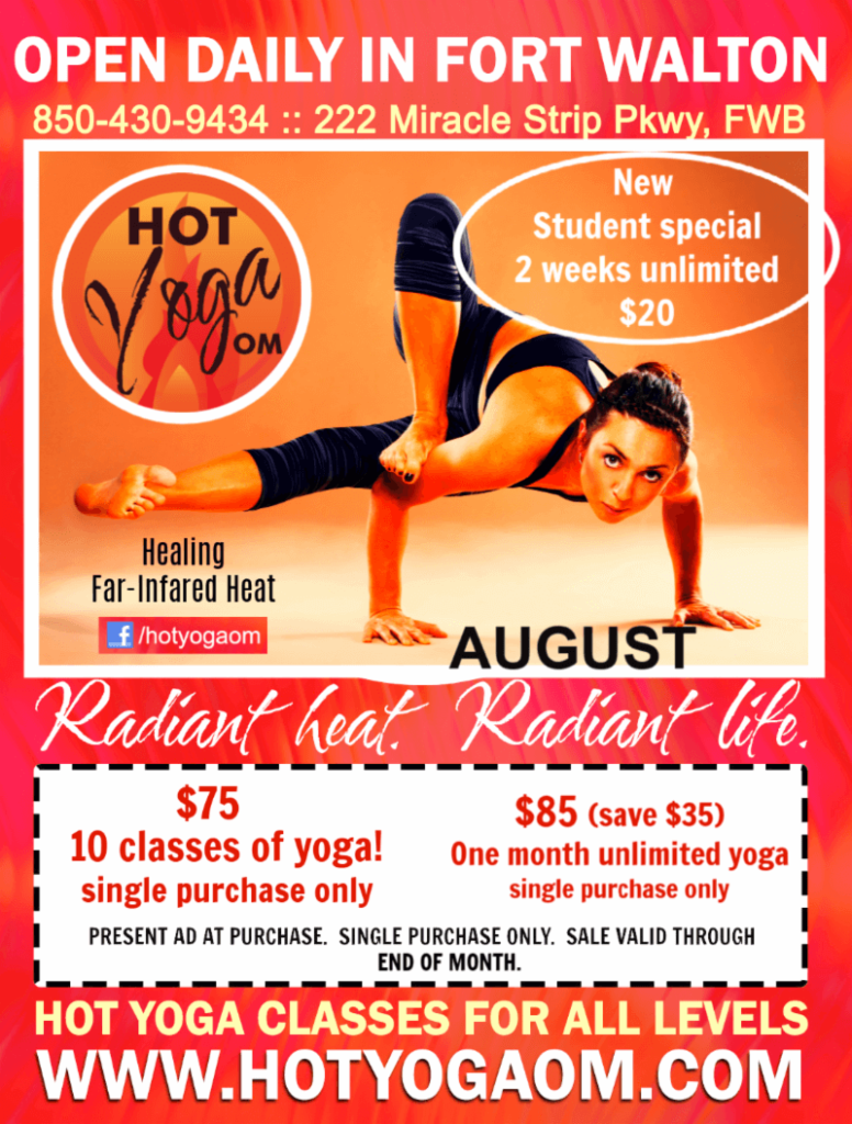 hot yoga studio august 2019 specials