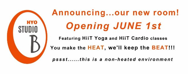 Yoga Studio B HIIT cardio and yoga classes